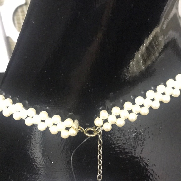 Vintage Faux Pearl Statement Choker - Picture 4 of 4